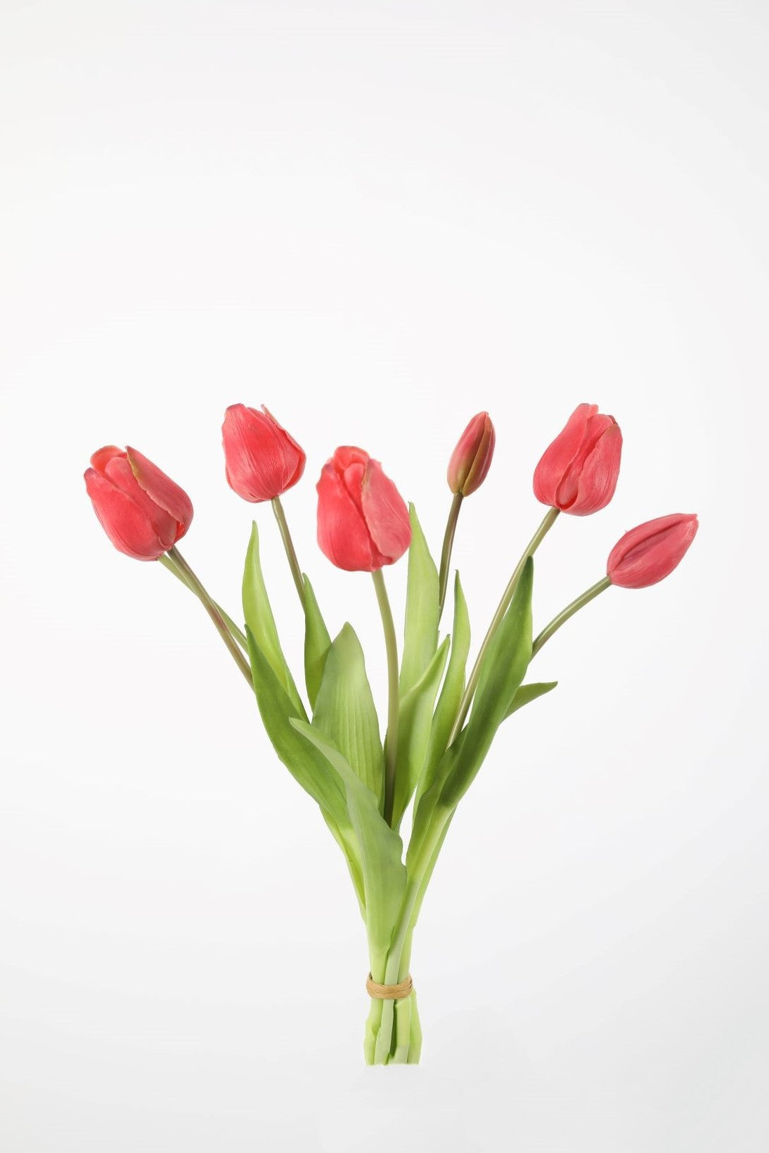 Bosje tulpen (7st) - donkerroze