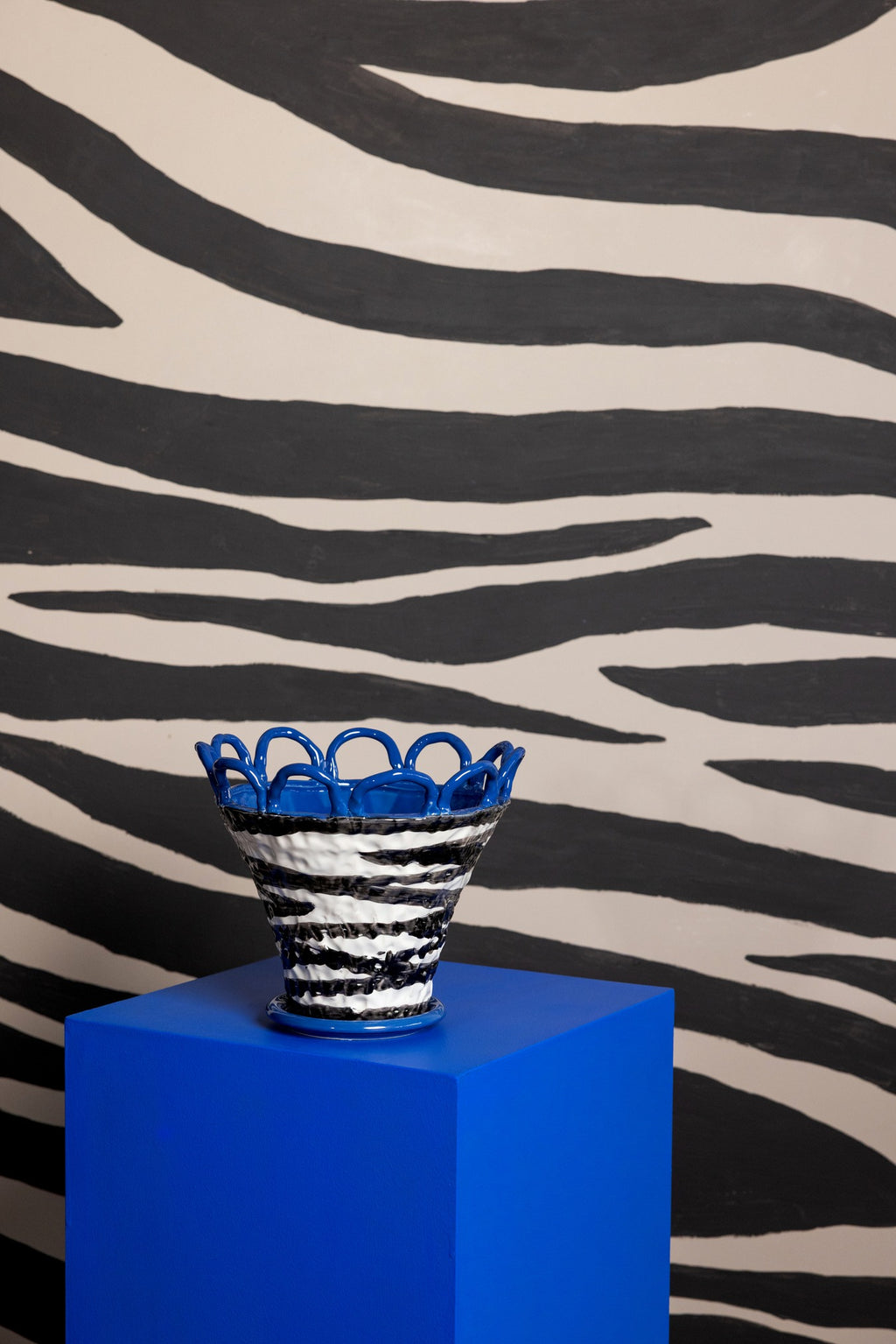 Pot Patty S Zebra/Blauw