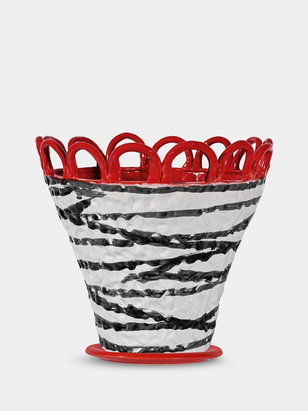 Pot Patty L Zebra/Rood