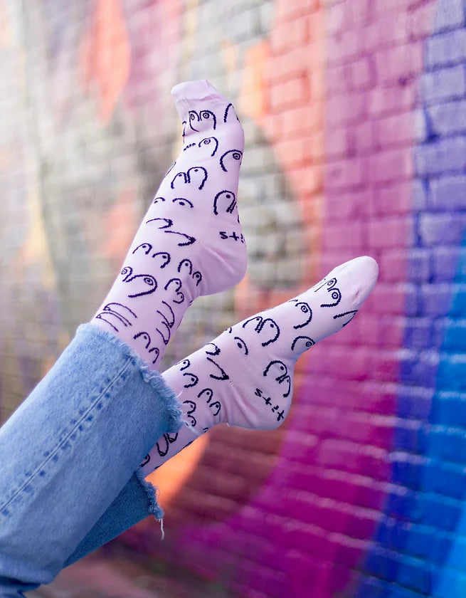Titties socks: pink