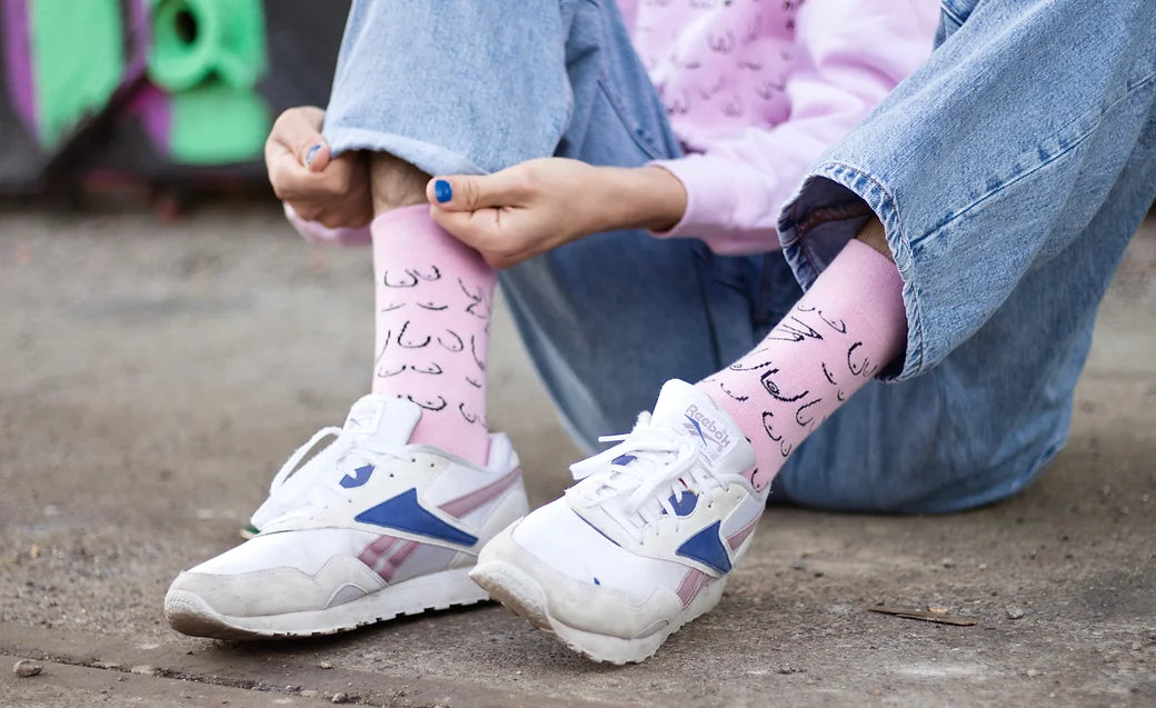 Titties socks: pink