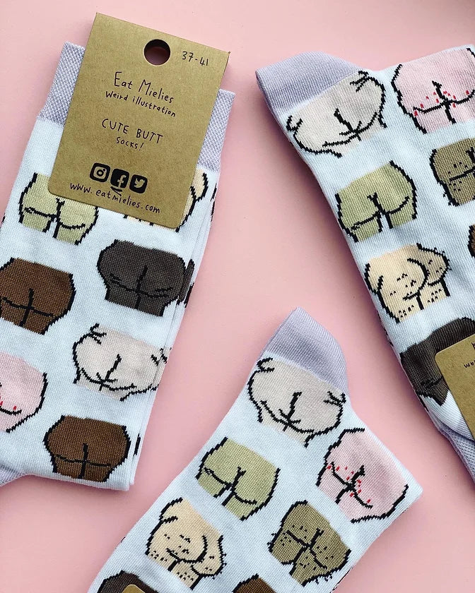 Cute butt socks
