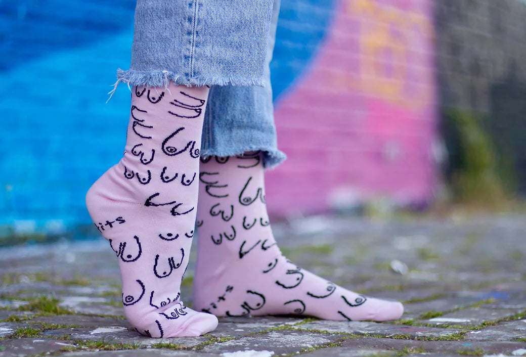 Titties socks: pink