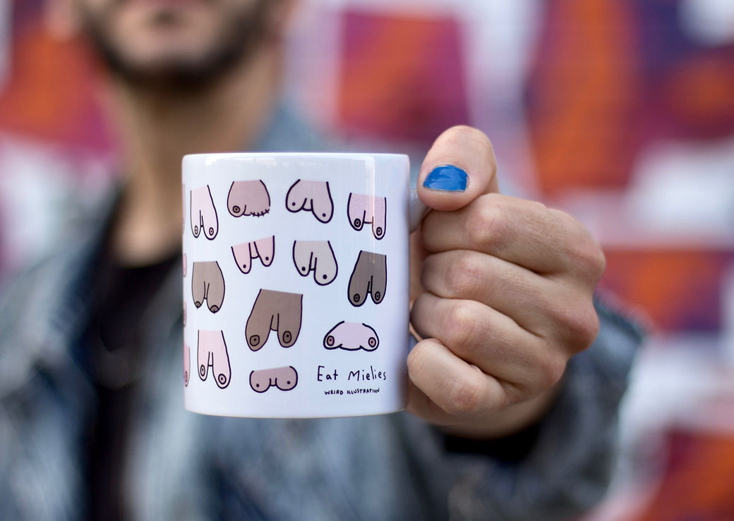 Titties mug