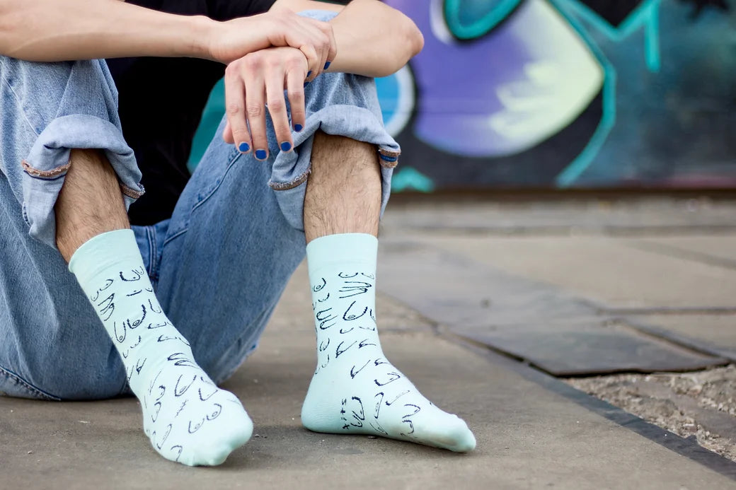 Titties socks: mint