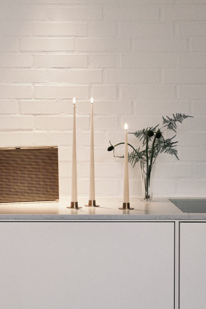 Ester & Erik LED taper kaarsen (set van 2) - 30cm - Silky