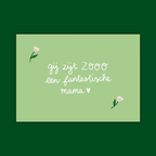 Fantastische mama - kaartje A6