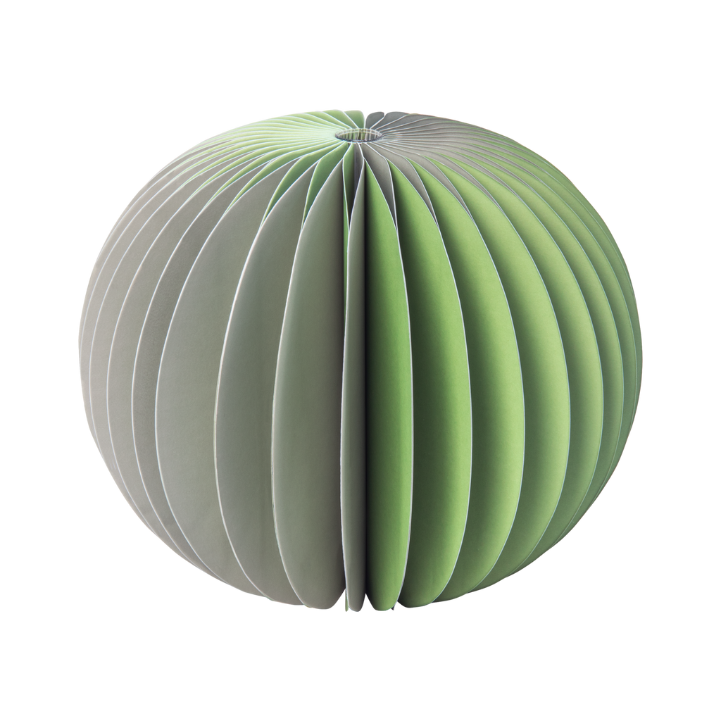 Papieren vaas 'Yuki' sage