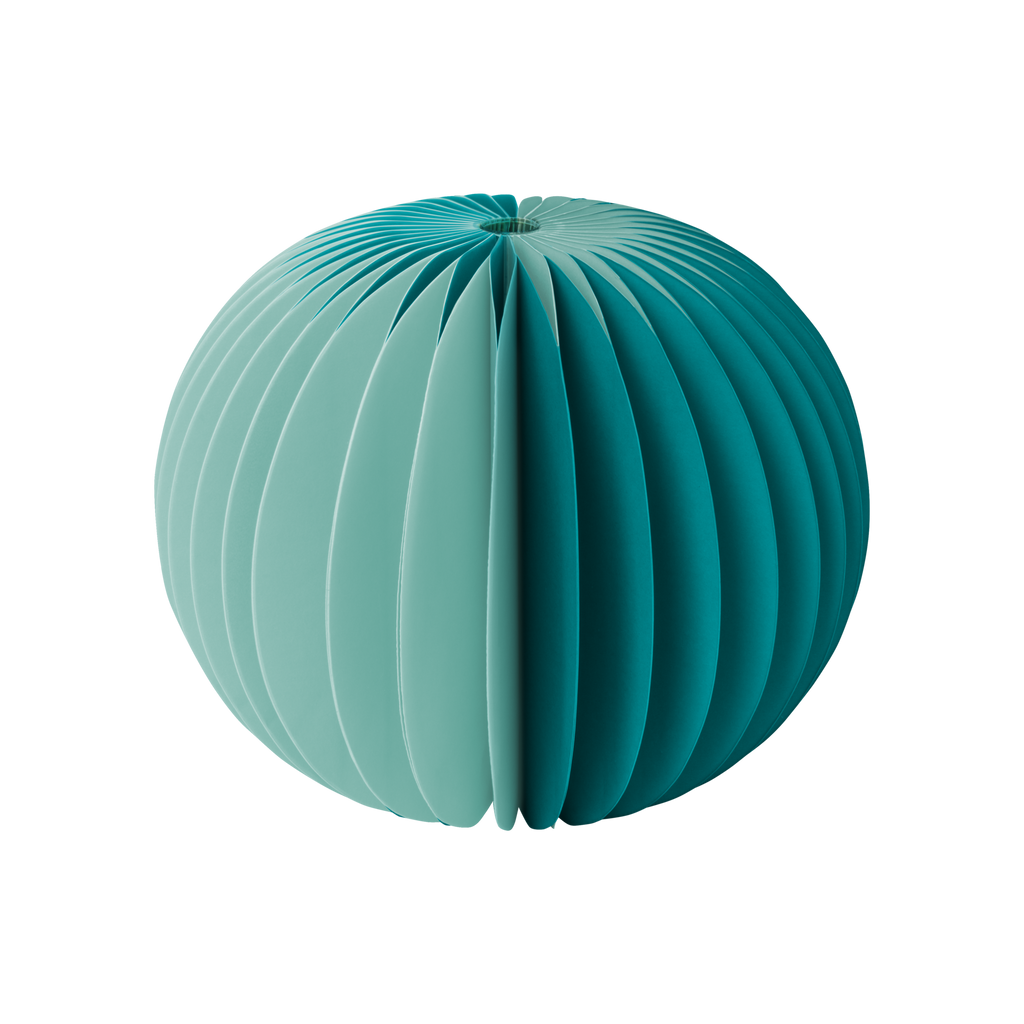 Papieren vaas 'Yuki' petrol